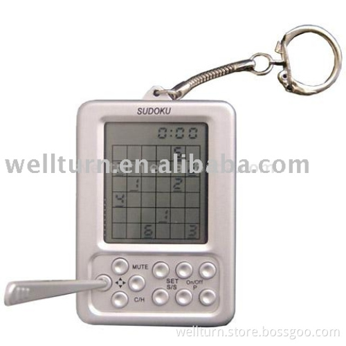 sudoku game player with keychain(WT512)